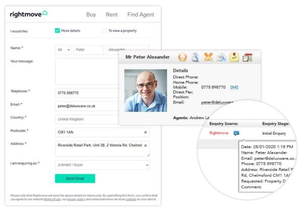 Enquiry Capture Rightmove Commercial